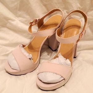 Lauren Conrad pink platform heels